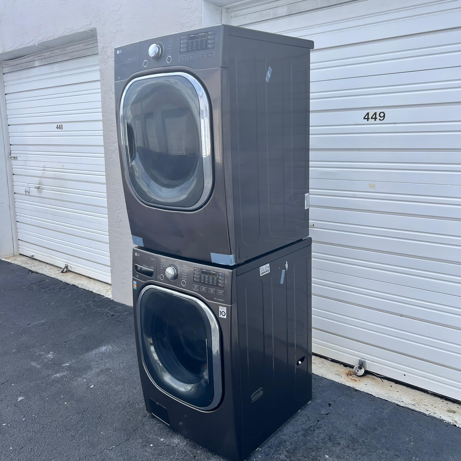 LG Washer 4.5 cu.ft and Dryer 7.4 cu.ft Ultra Large Capacity Front Load